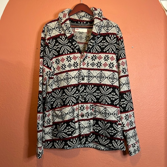 Levi’s Holiday Men’s Cardigan - Picture 2 of 13